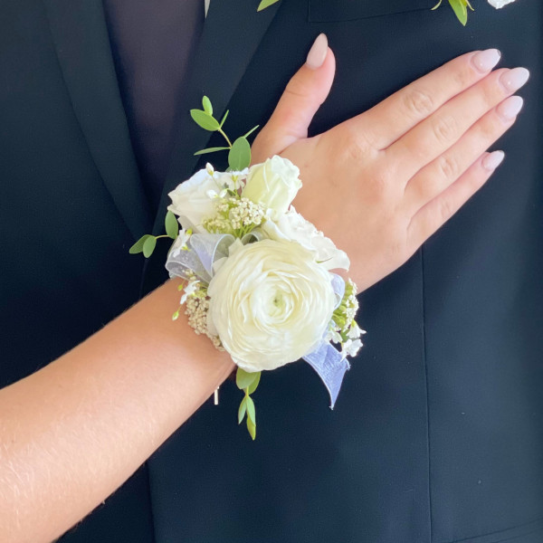 Wrist Corsage - Whites & Creams