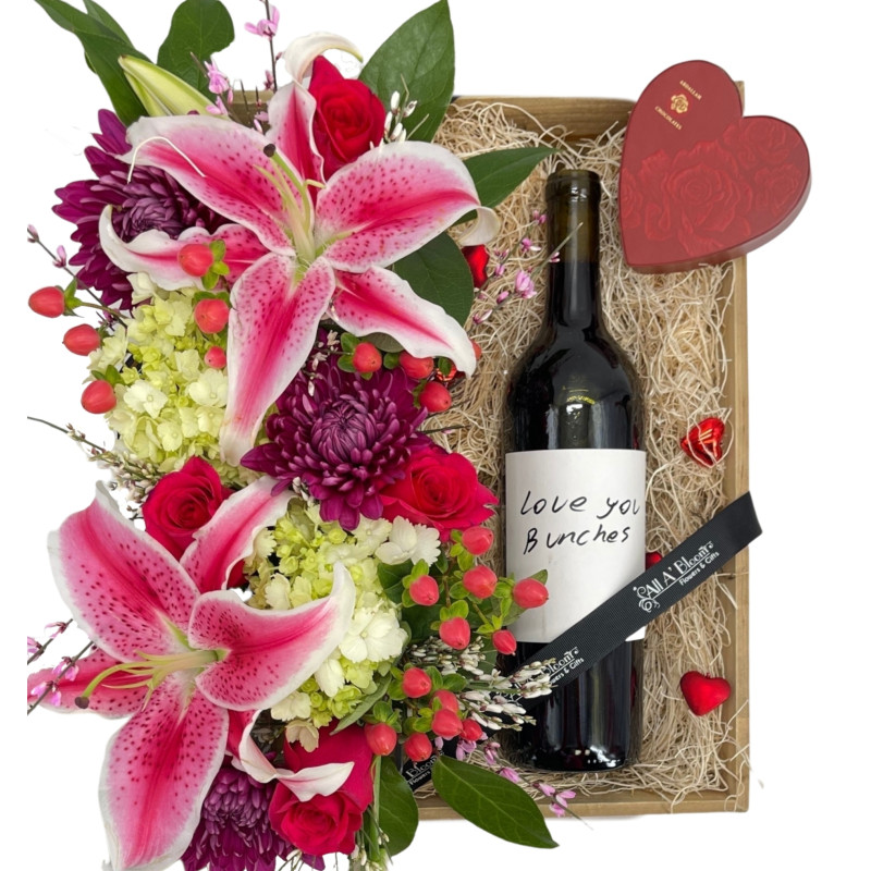 Stargazer Lily Gift Crate - Same Day Delivery