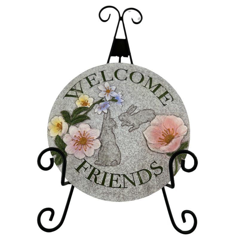 Garden Stone - Welcome Friends - Same Day Delivery
