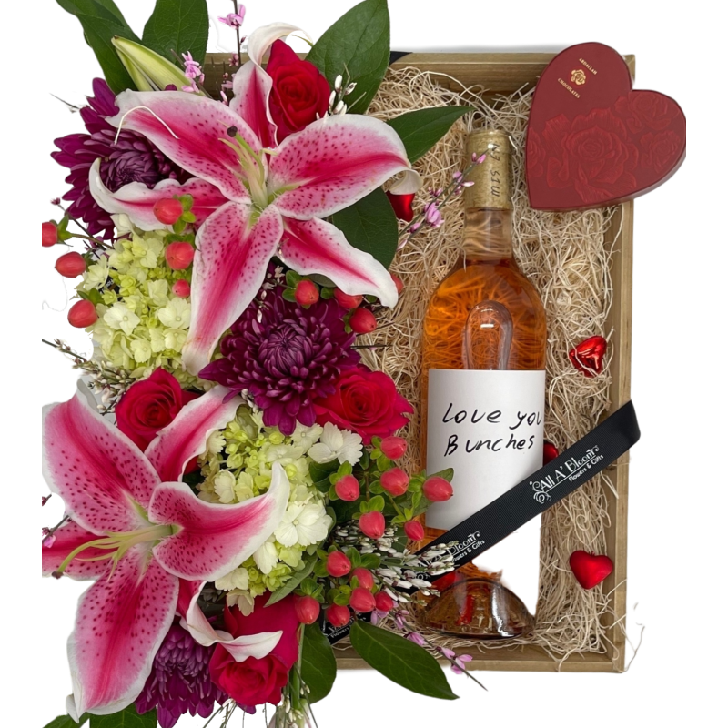 Stargazer Lily Gift Crate - Same Day Delivery