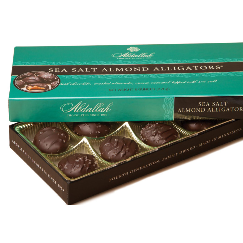 Abdallah Sea Salt Almond Alligators 8oz - Same Day Delivery