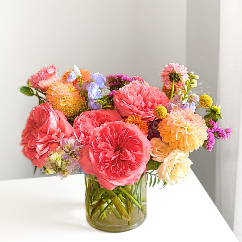 Petite Centerpiece - Bright & Colorful - Same Day Delivery