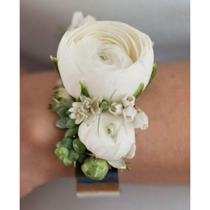 Gold Cuff Prom Corsage - Same Day Delivery